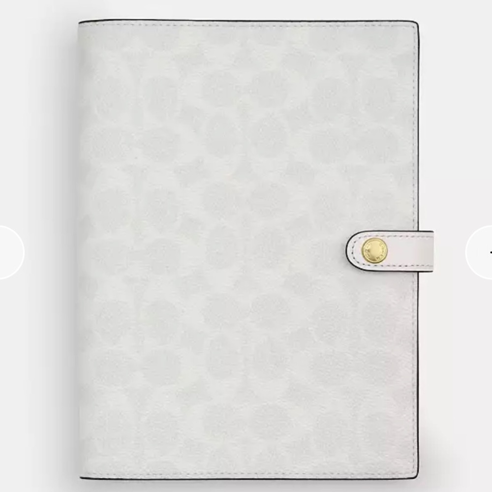 Coach Notebook in Signature Canvas bnwt